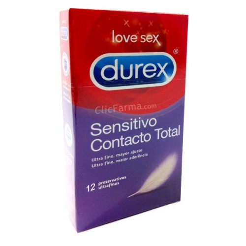 Durex Sensitivo Contacto Total 12 u